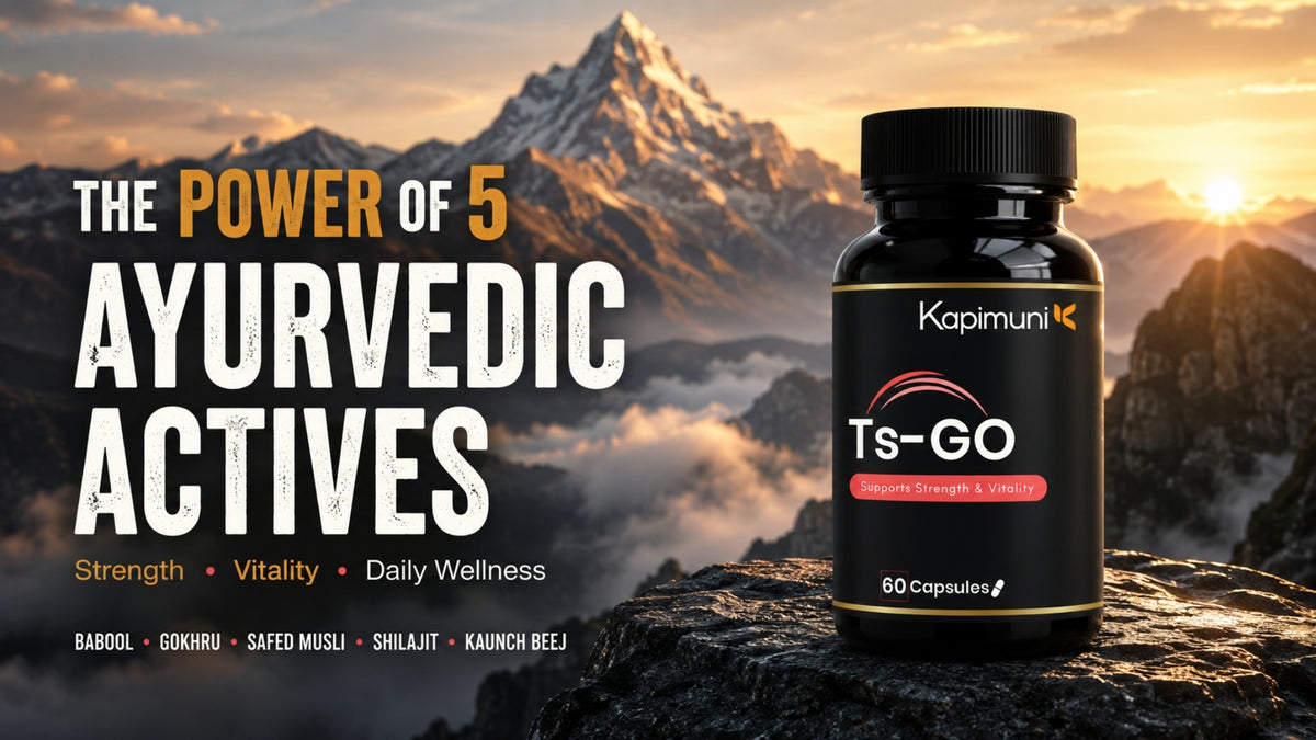 Kapimuni Ts-GO – Ayurvedic Strength & Testosterone Support Capsules (60 Capsules)