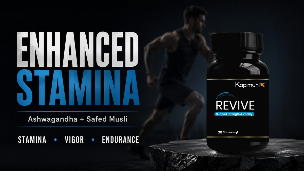 Kapimuni Ayurvedic supplements for men – banner 1