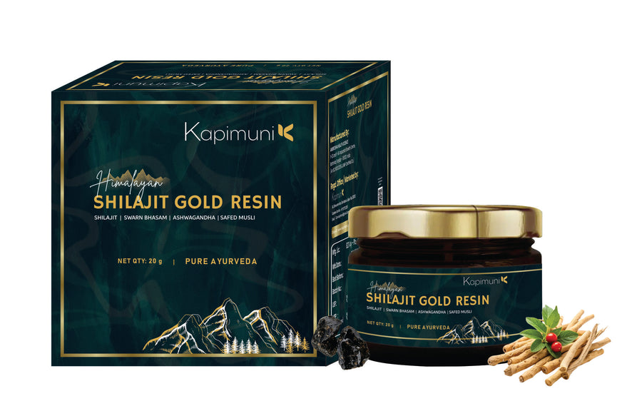 Kapimuni Shilajit Gold – purified Himalayan Shilajit resin for energy and stamina